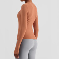 Comfortable Nude Women Riding Top Long Sleeve