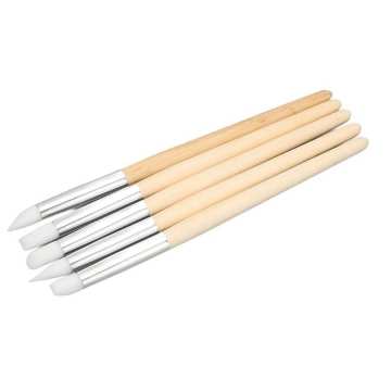 5-Piece Watch Dial Cleaning Tool Set: Multi-Functional Silicone Scratch Brush Pen for Professional Watch Repair and Maintenance