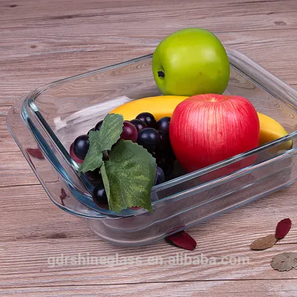 Fashion clear wholesale candy dish glass / glass butter dish