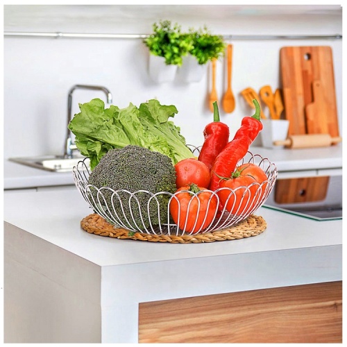 Stainless Steel Wire Mesh Fruit Vegetable Basket