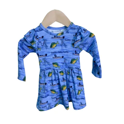 KERUI Children's Summer Princess Dress - Long Sleeve A-Line Baby Girls' Clothing