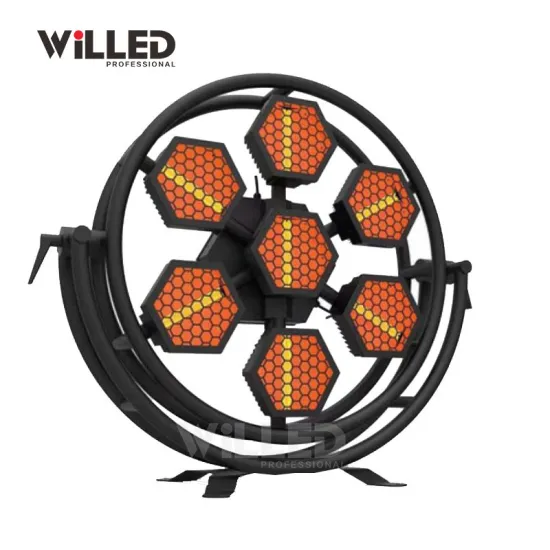 Stage Hexagonal Light Pixel Control LED SMD5050 7*60W LED RGBW 4in1 7x100W Halogen Retro Lamp
