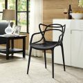 Modern Plastic Arm Chair for Outdoor Use