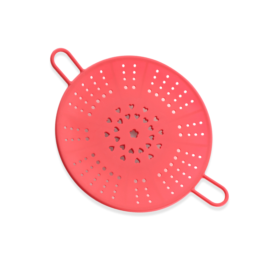 Silicone Steamer Basket With Handle For Cooking