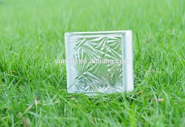 Transparent colored glass block picture frame wholesale