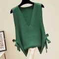 spring and autumn women's knitted sweater vest