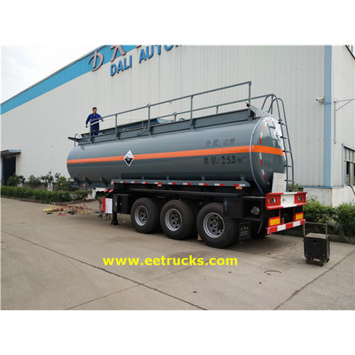 Tri-axle 7000 Gallon Sulfuric Acid Transport Trailers