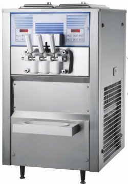 Hot sale double system frozen yogurt machine for sale