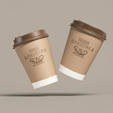 Custom Disposable Coffee Cups with Lid