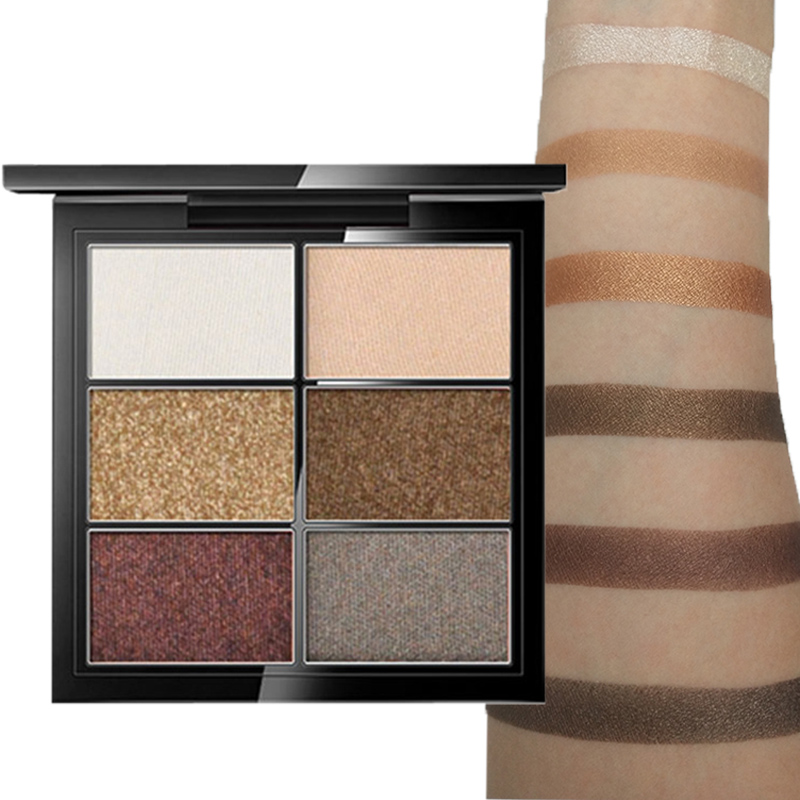 Paleta de sombras para pênis com 6 cores