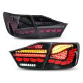 HCMOTIONZ Car Back Lamps Assembly DRL Start UP Animation 2012-2015 LED Tail Lights for Toyota Camry