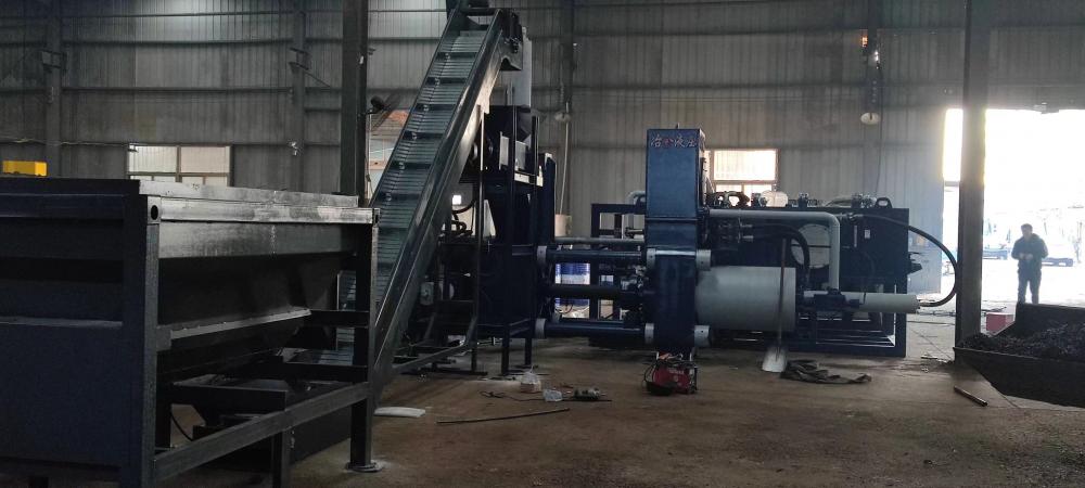 Briquetting Machine For Steel Granules Shavings Chips Scraps