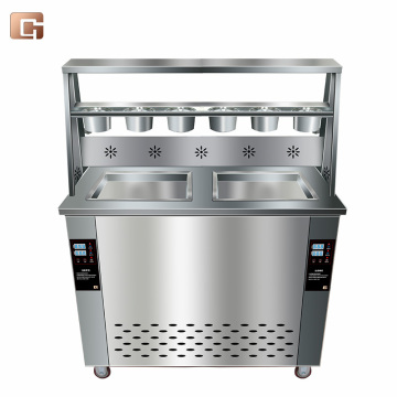 Multi-functional Ice Cream Making Machine: Roll, Fry, and Gelato in One
