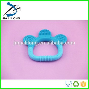 Safe for baby silicone teether bib with teether