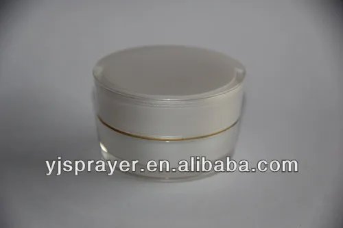 acrylic face cream jar 15g