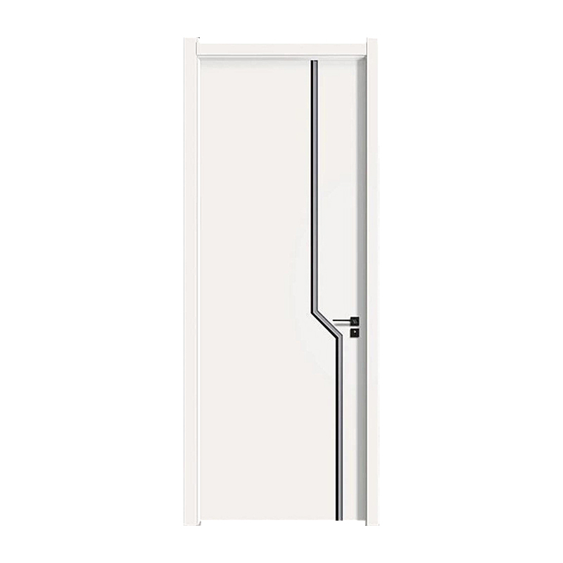 Porte WPC blanche personnalisée