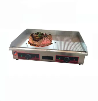 PL822 Kitchen catering Equipment Stainless Steel commercial Electric griddle for grill foods Good Price