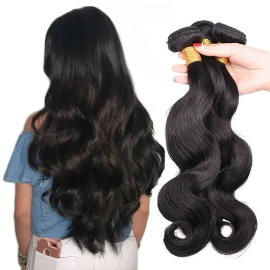 Wholesale Straight Natural Bundles In Bulk 10A 100% Unprocessed Body Wave Virgin Indian Hair With Closure Human Hair Bundles