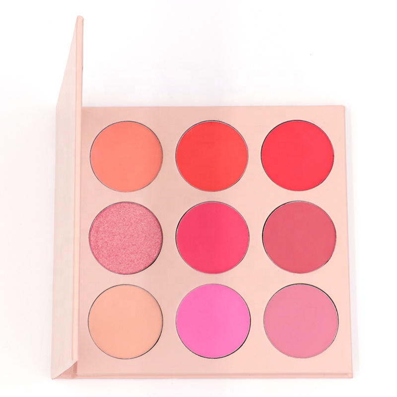 face shimmer matte blush palette