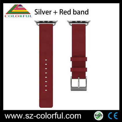 Fashionable leather Watch Band Strap for apple watch , for apple watch band