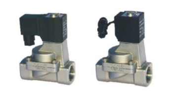 Indirect acting and normally closed type 2/2 way solenoid valve 2KL series fluid control valves