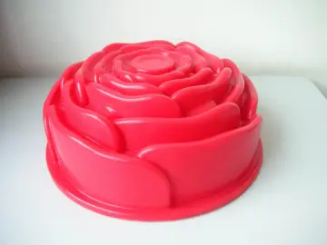 Rose shape cake mould