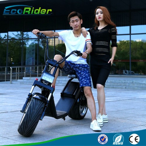 2017 En Şık Citycoco 2 Tekerlekli Elektrikli Scooter, Yetişkin Elektrikli Motosiklet