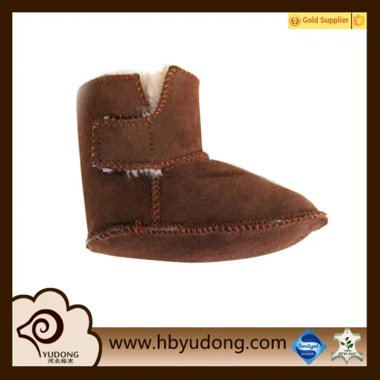 Customized baby sheepskin boots/shoes winter