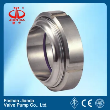 stainless steel butt-welded sanitary union