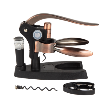Luxury Eco-Friendly Stainless Steel ABS Lever Wine Bottle Opener