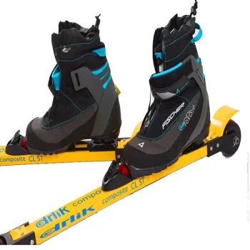 Custom Size Carbon Fiber Roller Ski for Children and Beginner Cross Country Skiers