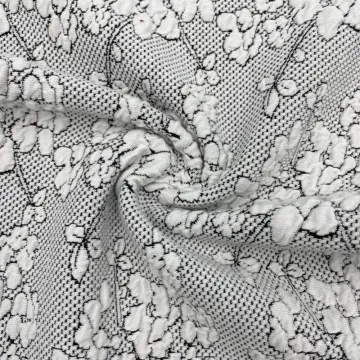 Cotton Polyester Spandex Blend Jacquard Dyed Textile