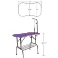 Purple Dog Bone Heavy Duty Pet Grooming Table