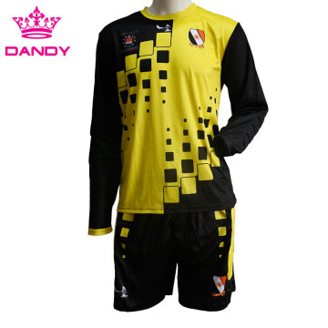 Jersey sepak bola lengan panjang yang disesuaikan
