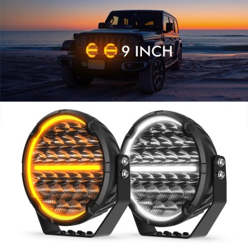 Extraljus 9 Inch LED Spot Light - 260W Off Road Driving Light for Trucks