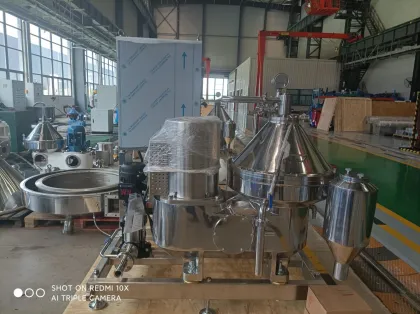 Highly Automatic PLC Gear Pump Motor Beer Separator with Bearing Core Component