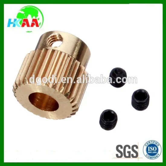 China factory direct customized brass printer extruder gear