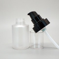 empaquetado determinado de la botella cosmética plástica transparente de los PP esmerilada