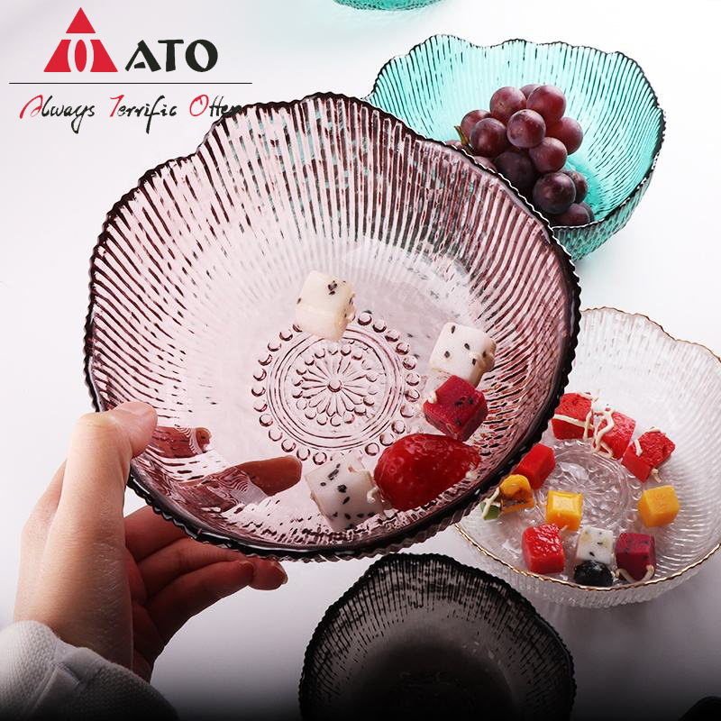 ATO Wholesale Europe Glass Breakfast salad dessert Bowl