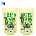 Dried food plastic fruit packaging bag with window