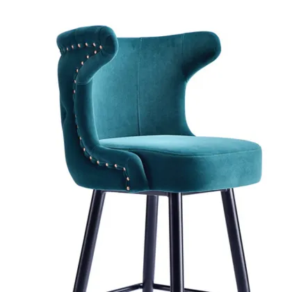 Wholesale High-End Luxury Bar Chairs and Stainless Steel Restaurant Bar stools