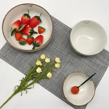 Hot selling factory price fast dispatch colorful ceramic salad bowl sets for christmas