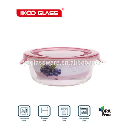 pyrex glass food container glass food storage box non snap lid