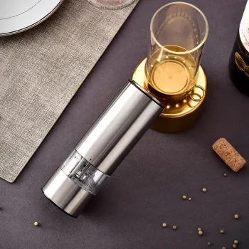 Rechargeable Electric Gravity Salt and Pepper Grinders: A Premium Cooking Tool Set