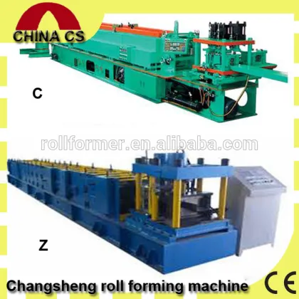 C Z purlin machine for steel construction