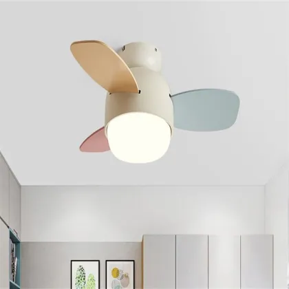 Nordic Modern LED Ceiling Fan with Light
