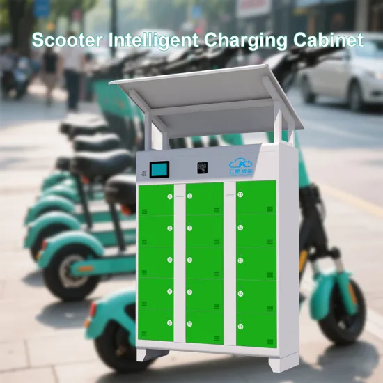 15 slots Electric Bike Charging Cabinet with Canopy