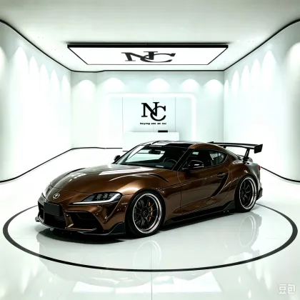 Latte Mousse Car Wrap