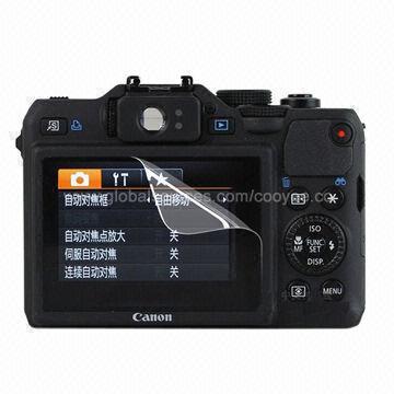 Clear Screen Protector, Suitable for Canon G15 Digital Camera, Anti-scratch PET Film Material