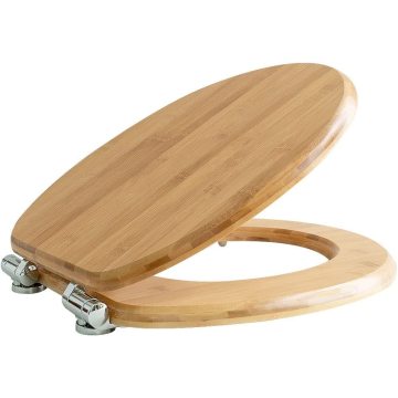Bambú de asiento de inodoro de baño de madera maciza de madera maciza